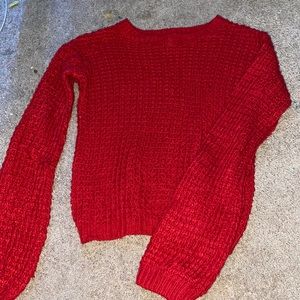 FOREVER 21 red sweater